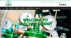 Desktop Screenshot of gaschemkuwait.com